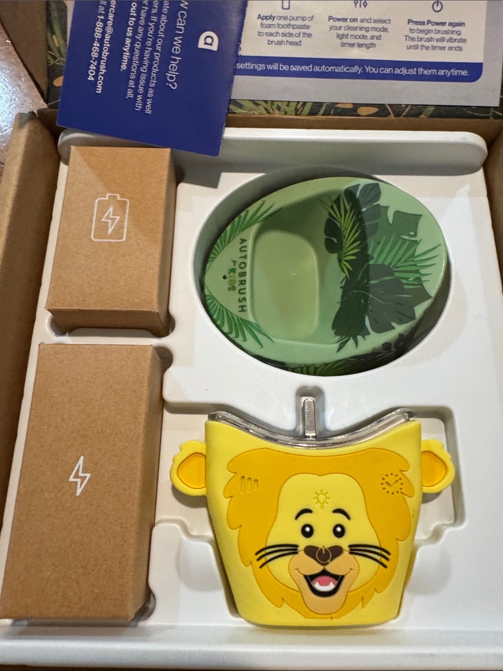 Autobrush Kids Lion automated toothbrush - Picture 2 of 2